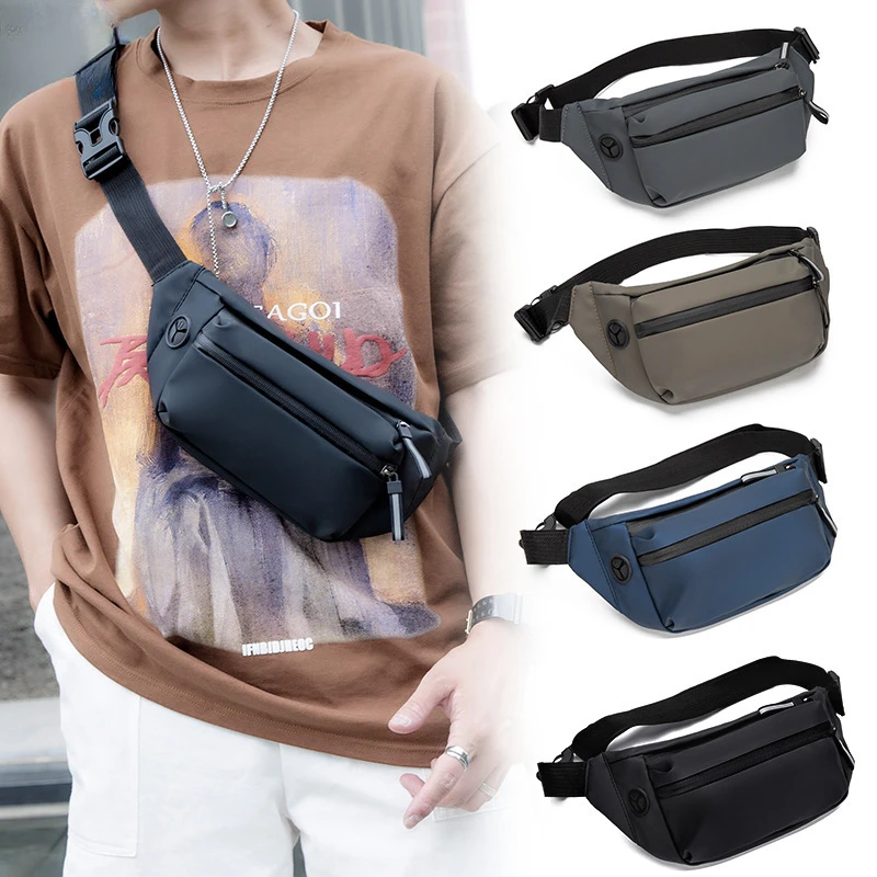 Men Waterproof Belt Bag Fashion Chest Pack Male Waterproof Waist Bag Outdoor Sport Pack Men's Travel Shoulder Bags Bolsa Cintura