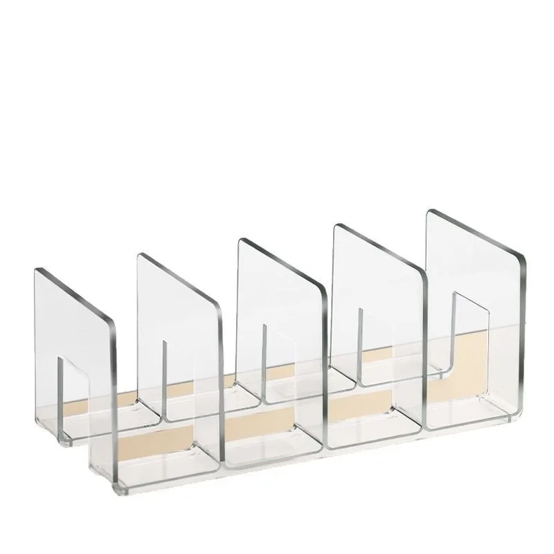 1pcs Plastic Purse Handbag Organizer 4 Sections Bag Closet Shelf Divider Purse Display Stand Handbag Storage Organizer Holder