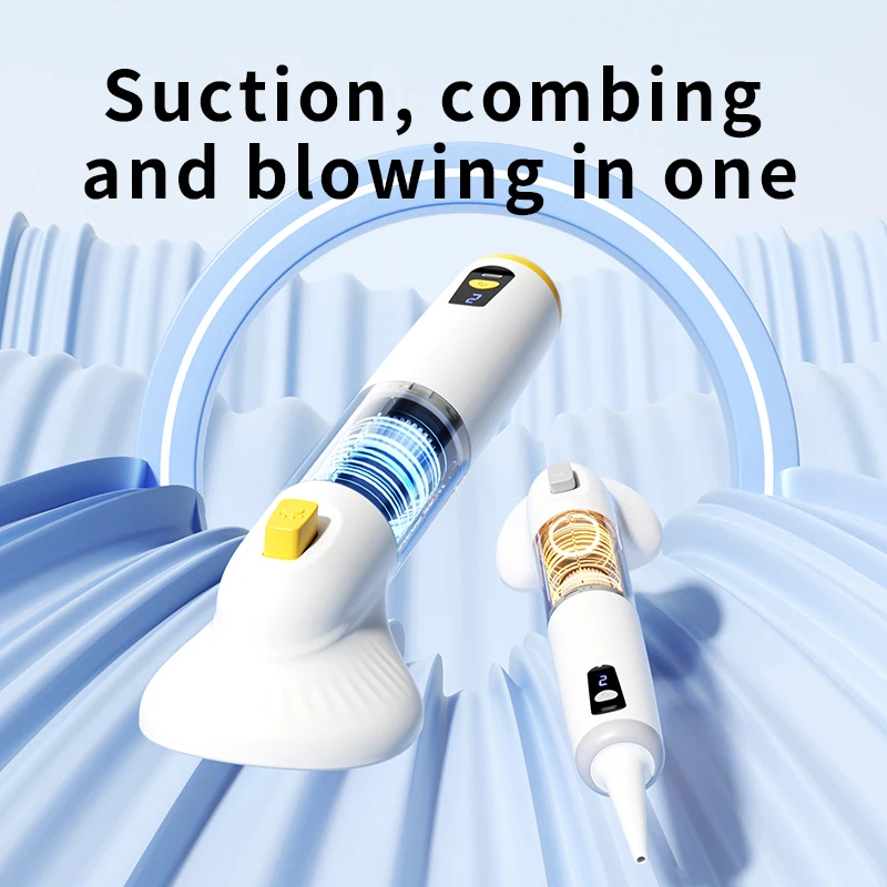 Multifunctional pet vacuum cleaner with advanced cyclonic technology for long lasting suction and pet hair removal