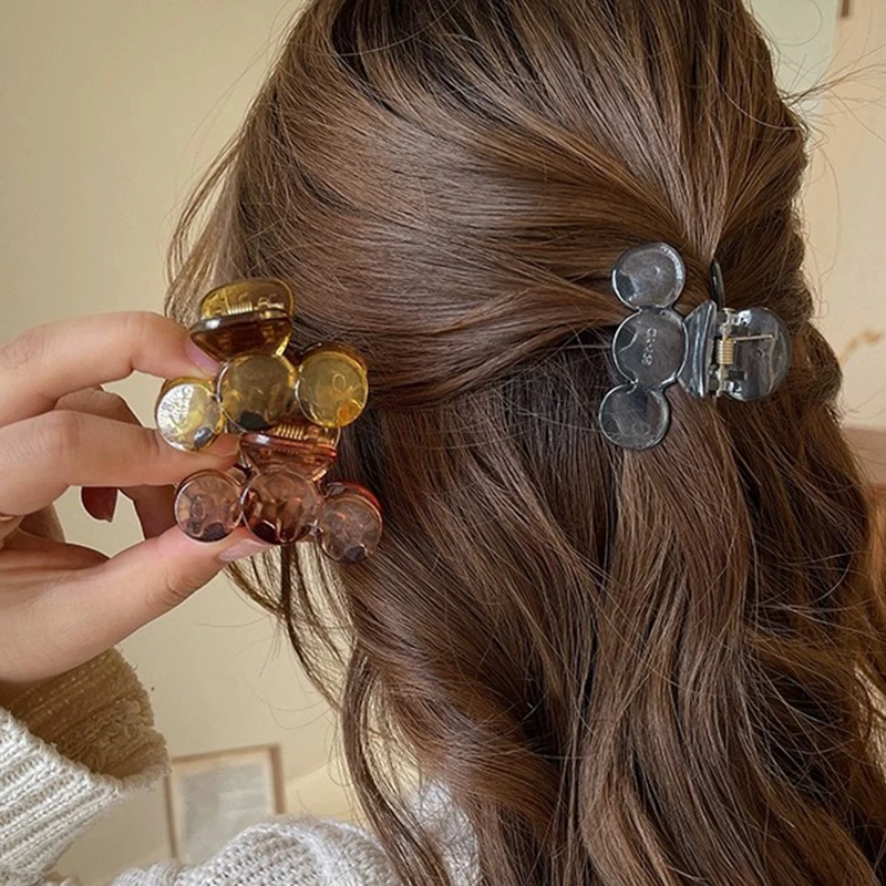 3Pcs Clear Acrylic Claw Clip for Women High Ponytail Simple Styling Hair Clamp Trendy Perfect Fashion Hairstyle Hair Accessories