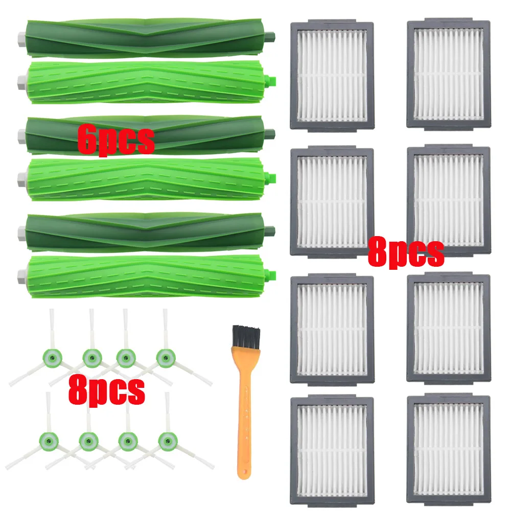 Mop Rag for IRobot Roomba I3, i3+, I4, I6, i6+, I7, i7+, I8, i8+, E5, E6, E7, Robot Vacuum Main Side Brush HEPA Filter