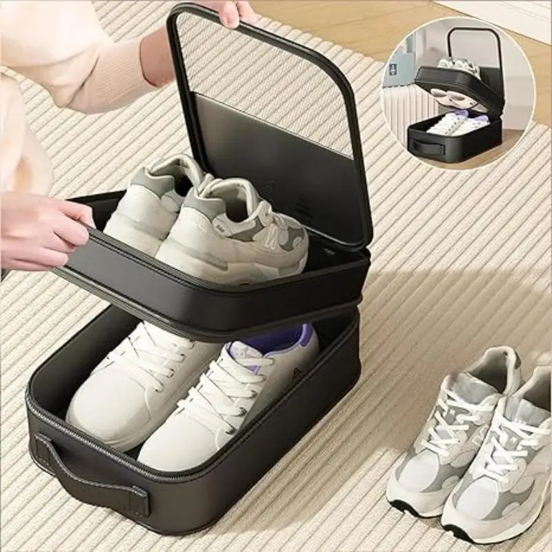 Shoe Bags - Holds 3 Pair of Shoes, Travel Essentials for Flying Carry On Luggage Accessories