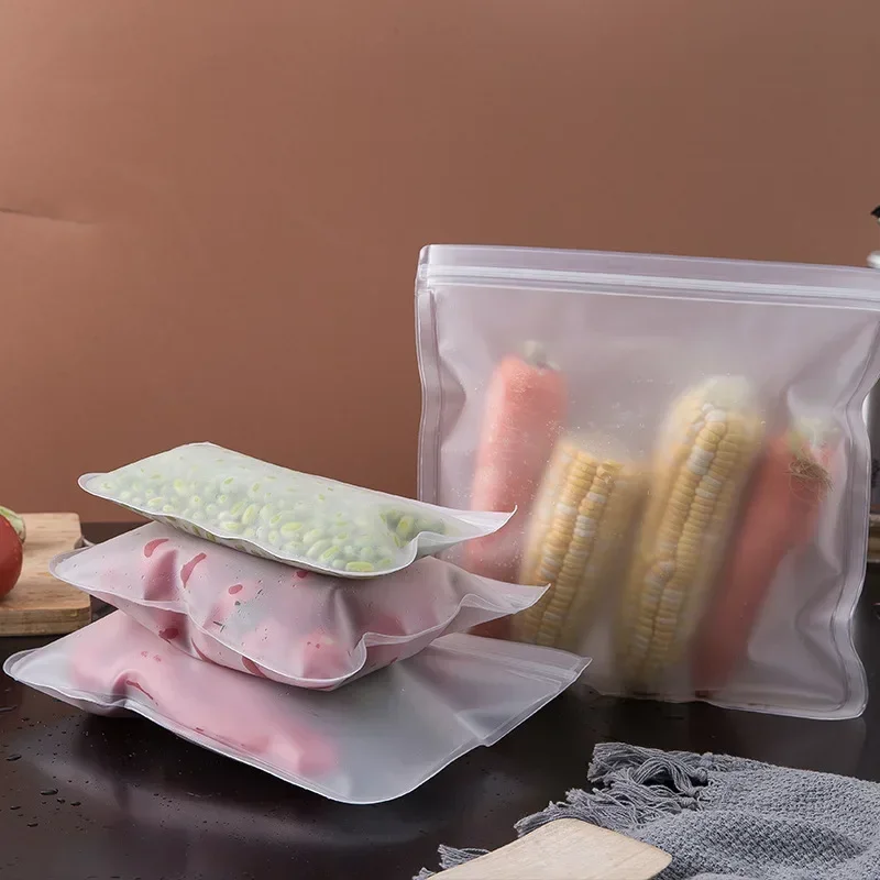 Silicone Food Storage Containers Leakproof Containers Reusable Stand Up Zip Shut Bag Cup Fresh Bag Food Storage Bag Fresh Wrap