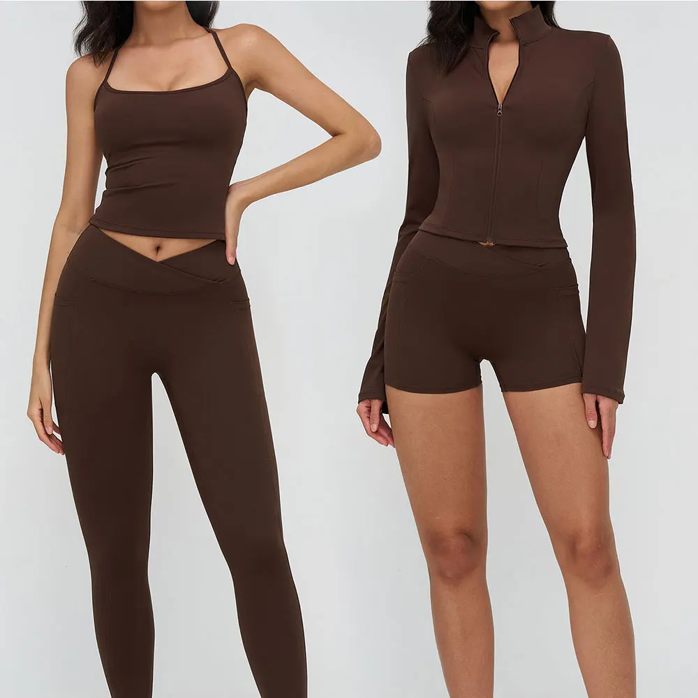 Fitness Set 2-Piece Yoga Sets Sports Suit Women Fitness Tracksuit Running Workout Shirt Yoga Clothing Quick-Drying Gym Set Women