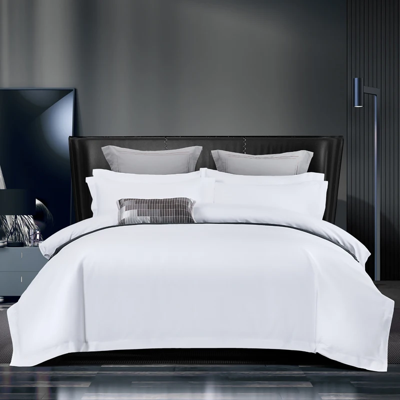 Simple Bedding Set for 5-Star Hotels 3/4Pcs Duvet Cover, Sheet Pillowcases Double Queen King Size Homestay Quilt Cover Bed Linen